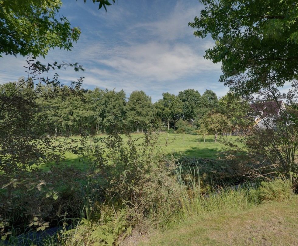 Verkochte woning met uitzicht op weiland
